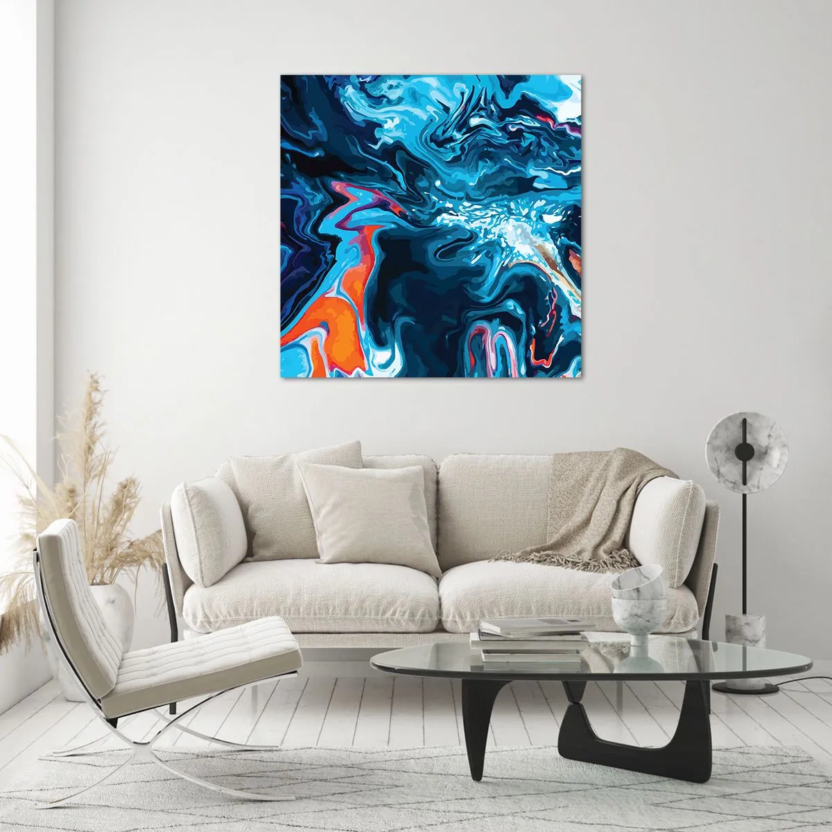 Glasbild - Bild auf glas - Reise ins Zentrum des Himmels - 40x40 cm