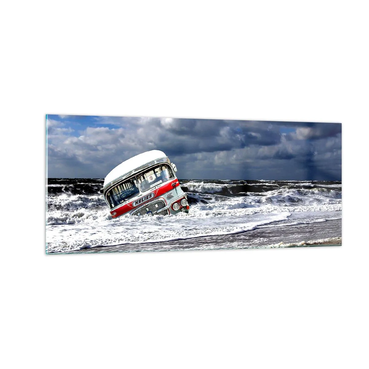 Glasbild - Bild auf glas - Und was stehst du so erstaunt? - 100x40 cm