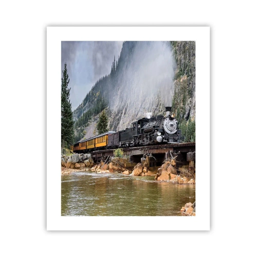 Poster - Wo willst du hin? Wohin? - 40x50 cm