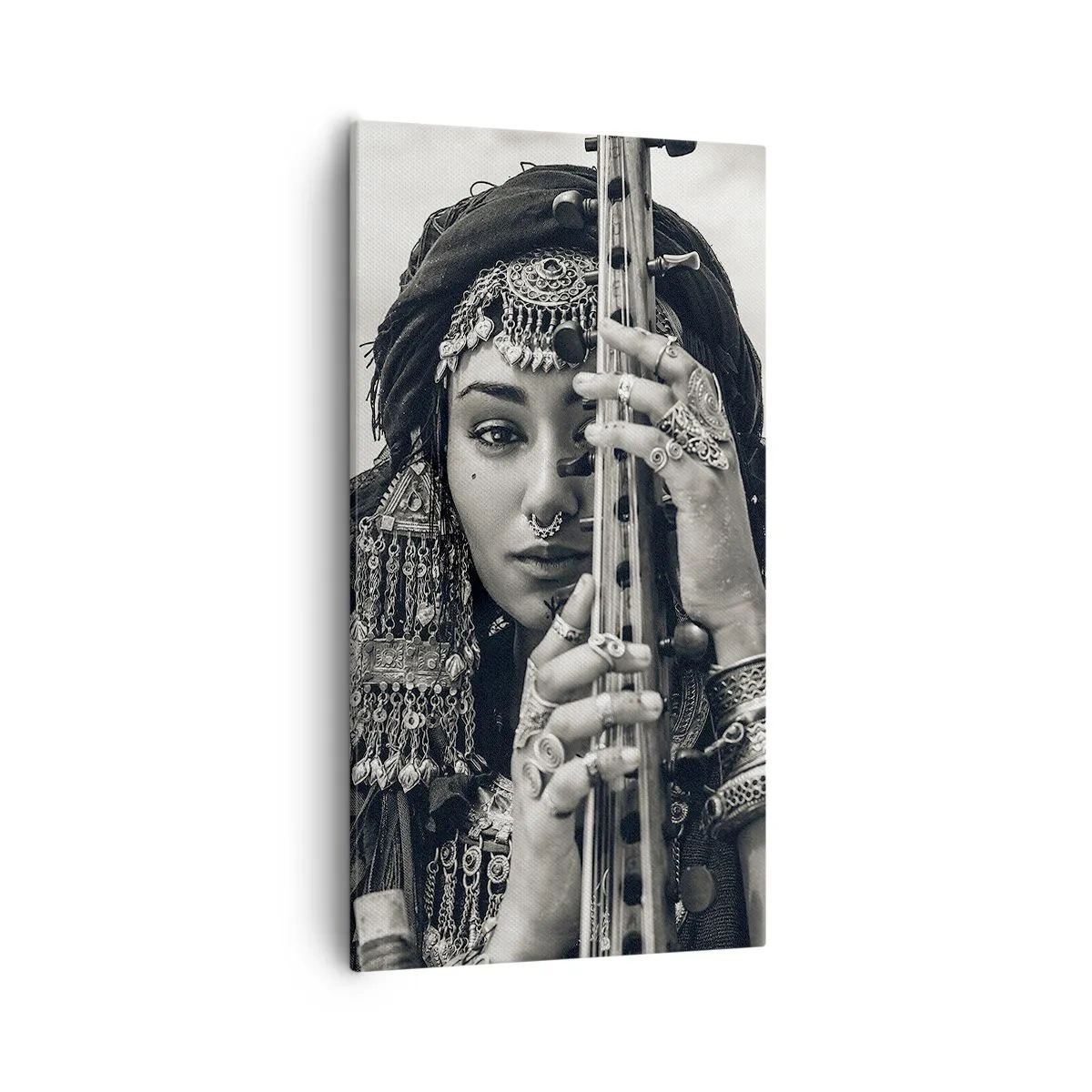 Bild auf Leinwand - Leinwandbild - Die Musik des Orients selbst - 55x100 cm