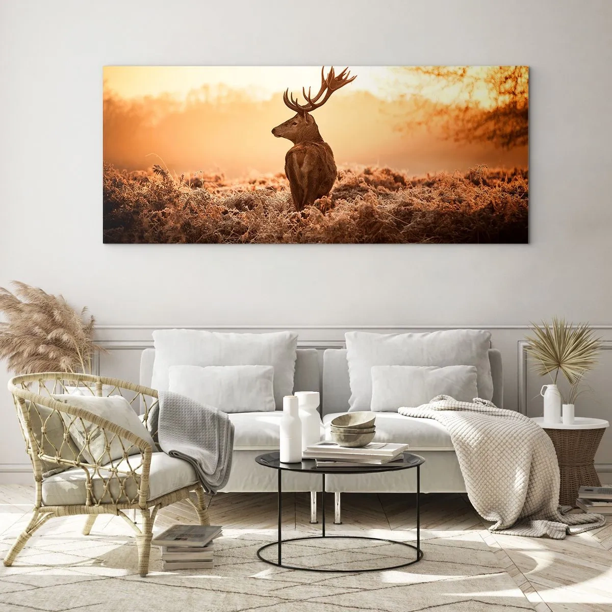 Glasbild - Bild auf glas - Herr im eigenen Land - 90x30 cm