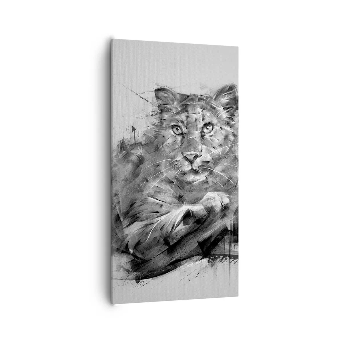 Bild auf Leinwand - Leinwandbild - Ja, ich höre aufmerksam zu - 65x120 cm