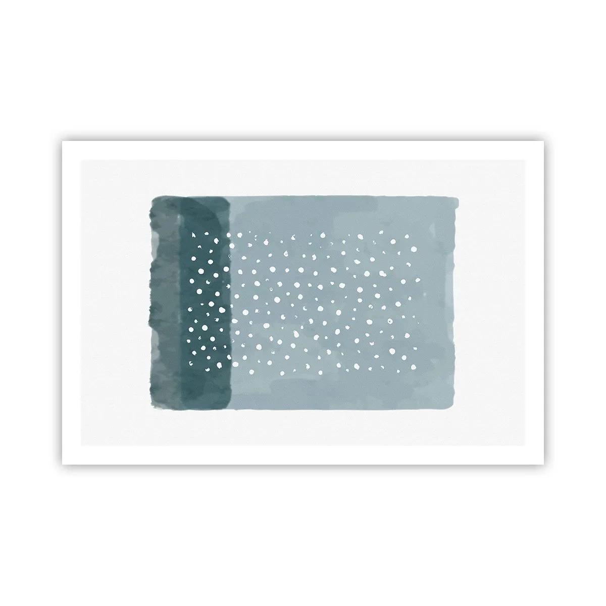 Poster - Auf Blau gewachsen - 91x61 cm