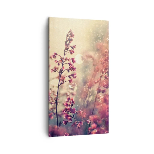 Bild auf Leinwand - Leinwandbild - Geheimnisvoller Garten - 45x80 cm