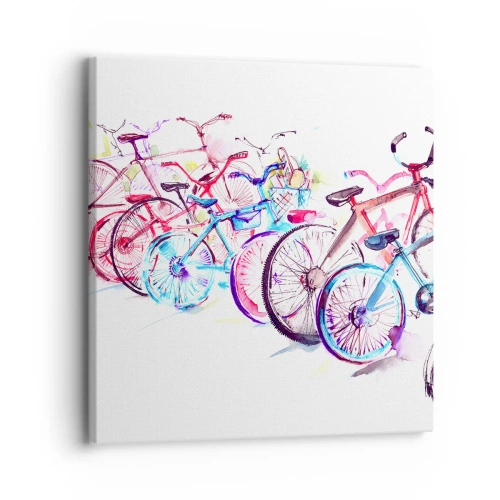 Bild auf Leinwand - Leinwandbild - Kongress des Antimoto-Clubs - 30x30 cm