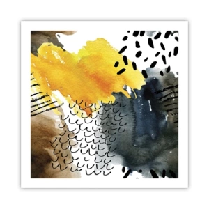 Poster - Ein Treffen der Elemente der Natur - 60x60 cm