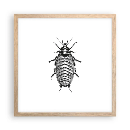 Poster in einem Rahmen aus heller Eiche - Was für ein Exemplar! - 40x40 cm