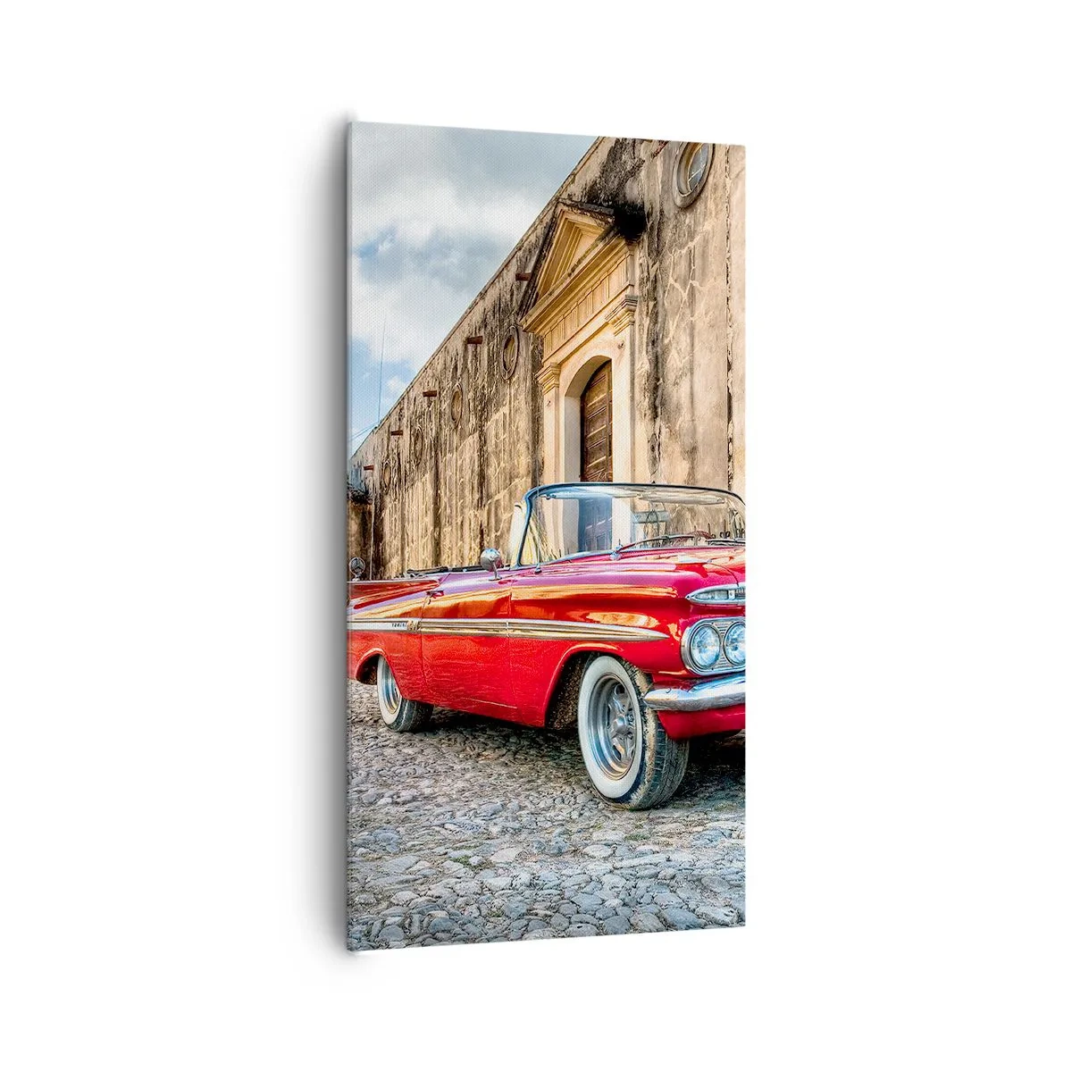Bild auf Leinwand - Leinwandbild - Kubanische Emotionen - 65x120 cm