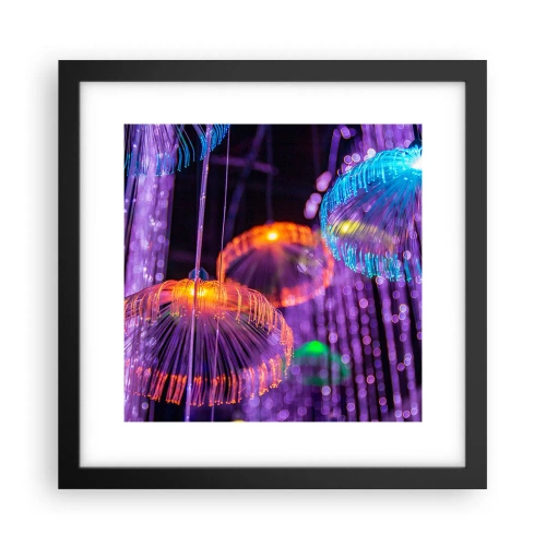 Poster in einem schwarzem Rahmen - Lichtbrunnen - 30x30 cm