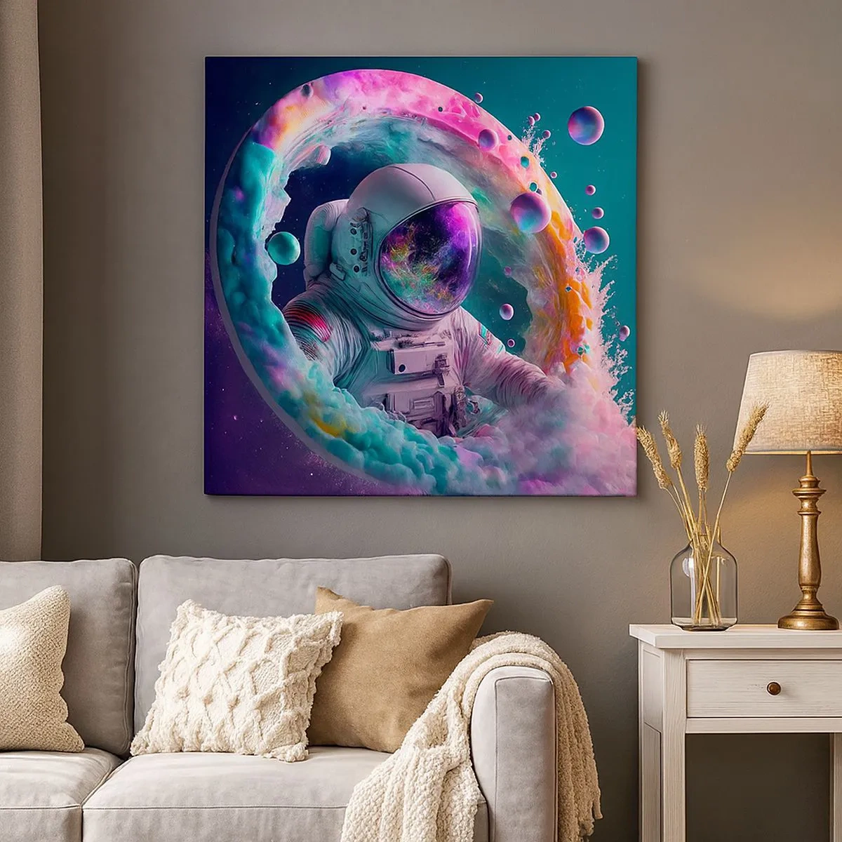 Bild auf Leinwand - Leinwandbild - Sternentor - 30x30 cm