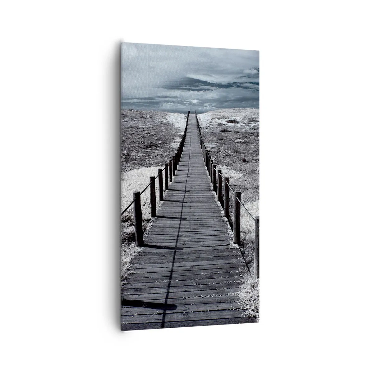 Bild auf Leinwand - Leinwandbild - Direkt ans Ufer - 65x120 cm