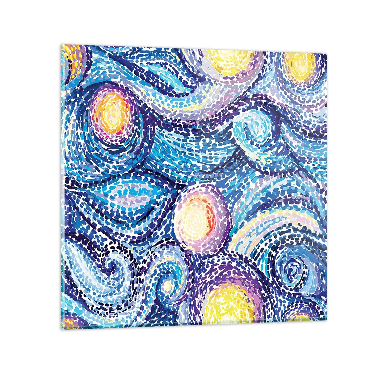 Glasbild - Bild auf glas - Aus einem Gemälde von van Gogh - 70x70 cm