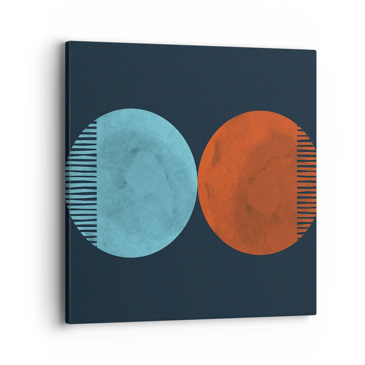 Bild auf Leinwand - Leinwandbild - Nur Geometrie? - 40x40 cm