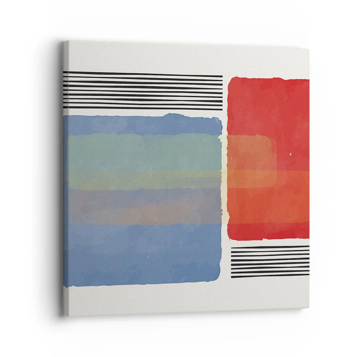 Bild auf Leinwand - Leinwandbild - Der Geist und der Buchstabe der Geometrie - 30x30 cm