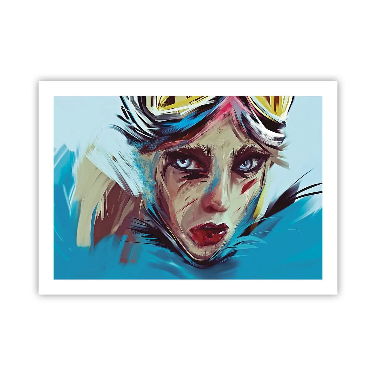 Poster - Strassenkämpferin - 70x50 cm