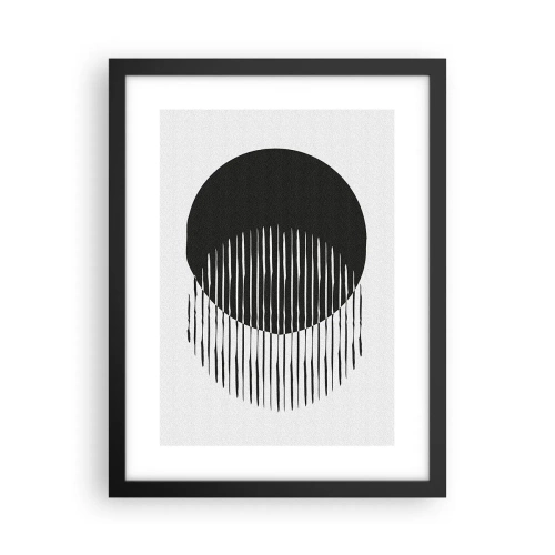 Poster in einem schwarzem Rahmen - Sein Alter Ego - 30x40 cm