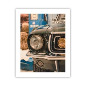 Poster - Treffen mit einer Legende - 40x50 cm