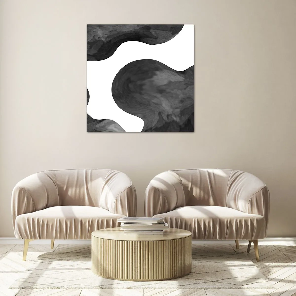 Glasbild - Bild auf glas - Milchstraße - 60x60 cm