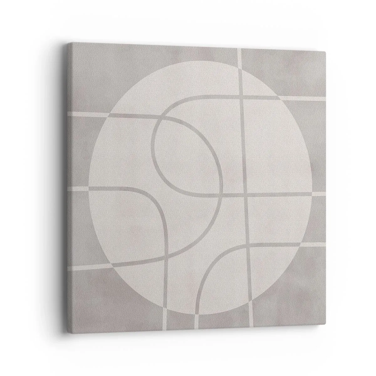 Bild auf Leinwand - Leinwandbild - Kreisförmig und geradeaus - 40x40 cm