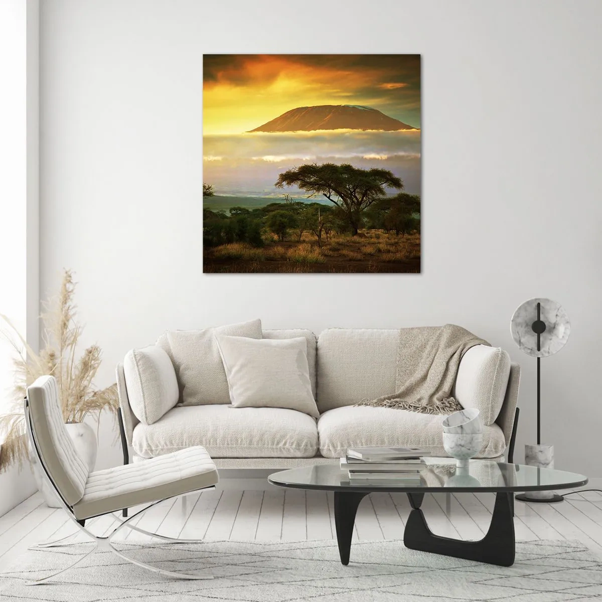 Glasbild - Bild auf glas - Ein Reisetraum - 40x40 cm