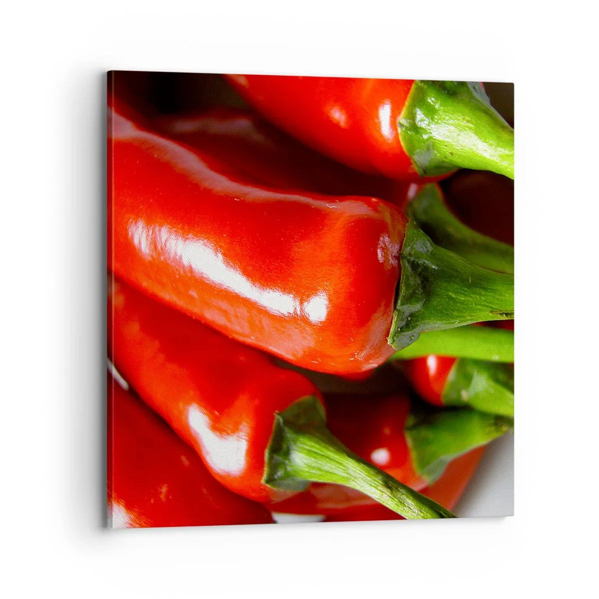 Bild auf Leinwand - Leinwandbild - Saftig, glänzend, glatt - 70x70 cm