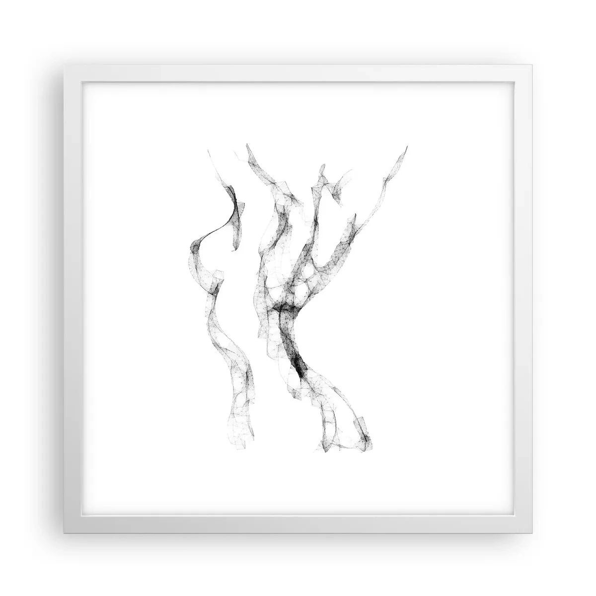 Poster in einem weißen Rahmen - Schön und stark - 40x40 cm