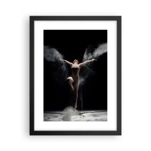 Poster in einem schwarzem Rahmen - Elfen existieren - 30x40 cm