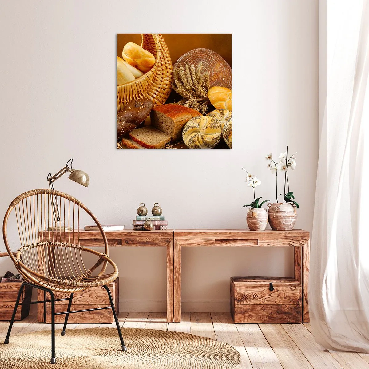 Bild auf Leinwand - Leinwandbild - Wir sind wieder davongekommen - 70x70 cm