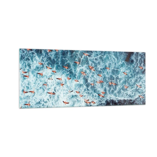 Glasbild - Bild auf glas - Die Küstenparade - 100x40 cm