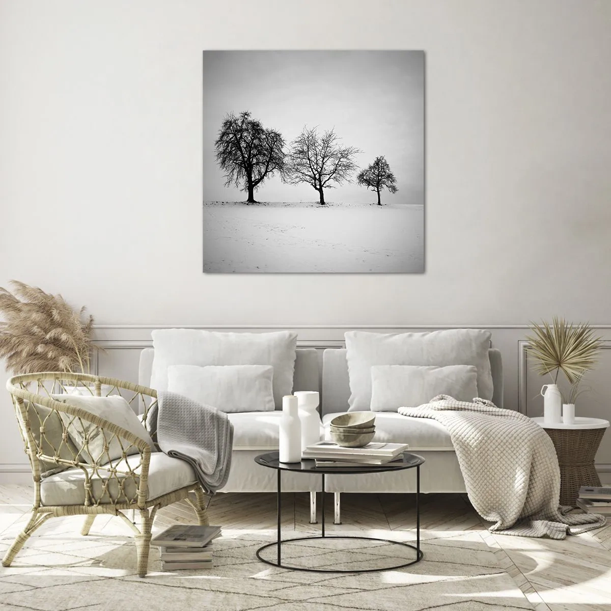 Glasbild - Bild auf glas - Wovon träumen sie? - 70x70 cm