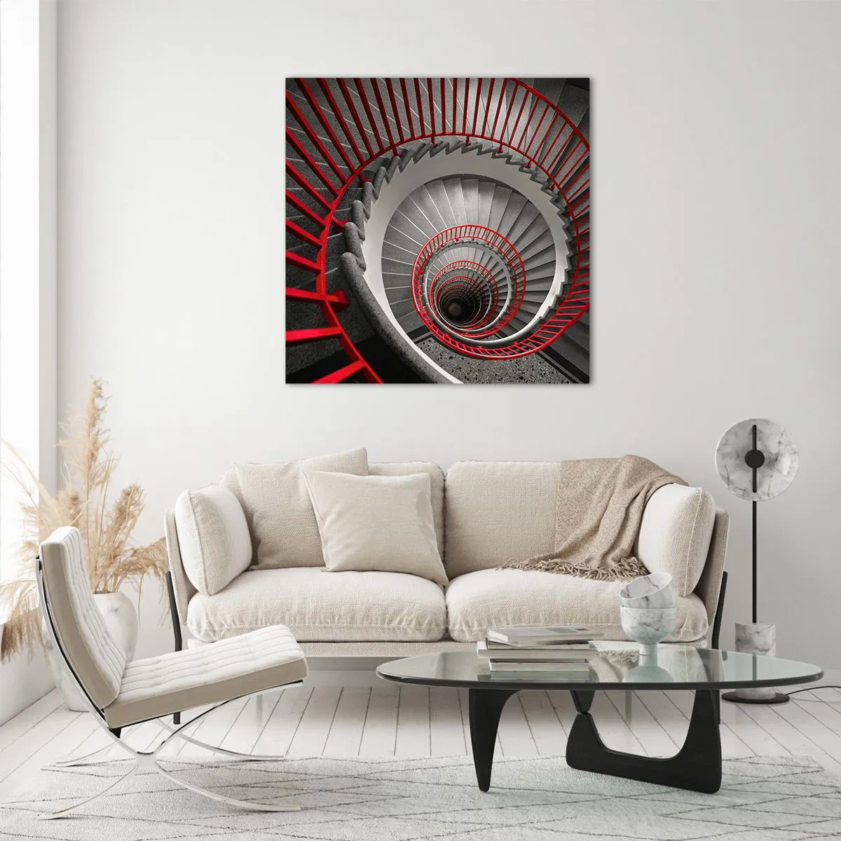 Glasbild - Bild auf glas - Architekturspaß - 70x70 cm