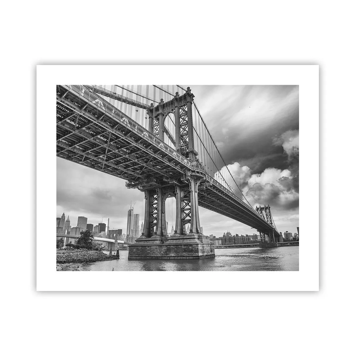 Poster - Ins Herz der Stadt - 50x40 cm