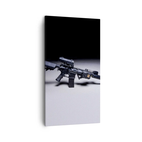 Bild auf Leinwand - Leinwandbild - dunkler Ritter - 45x80 cm