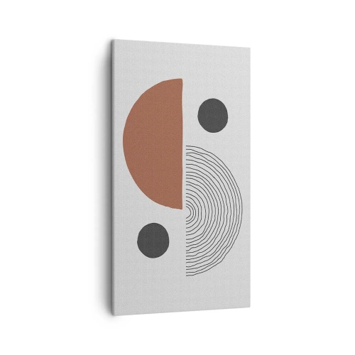 Bild auf Leinwand - Leinwandbild - Perfektion des Rades - 45x80 cm