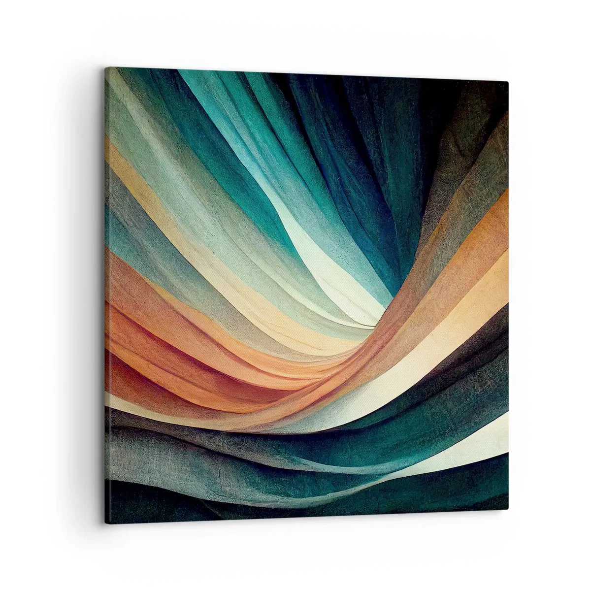 Bild auf Leinwand - Leinwandbild - Aus Farben gewebt - 50x50 cm