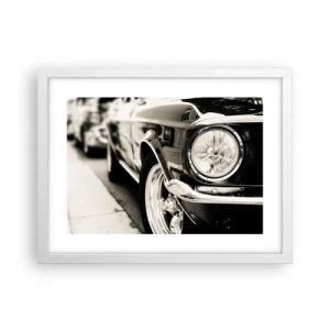 Poster in einem weißen Rahmen - Dauerhafter Glanz - 40x30 cm