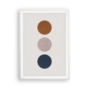 Poster in einem weißen Rahmen - Ein Symbol für Exzellenz - 70x100 cm