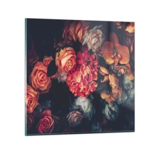 Glasbild - Bild auf glas - Wie bei den holländischen Meistern - 60x60 cm