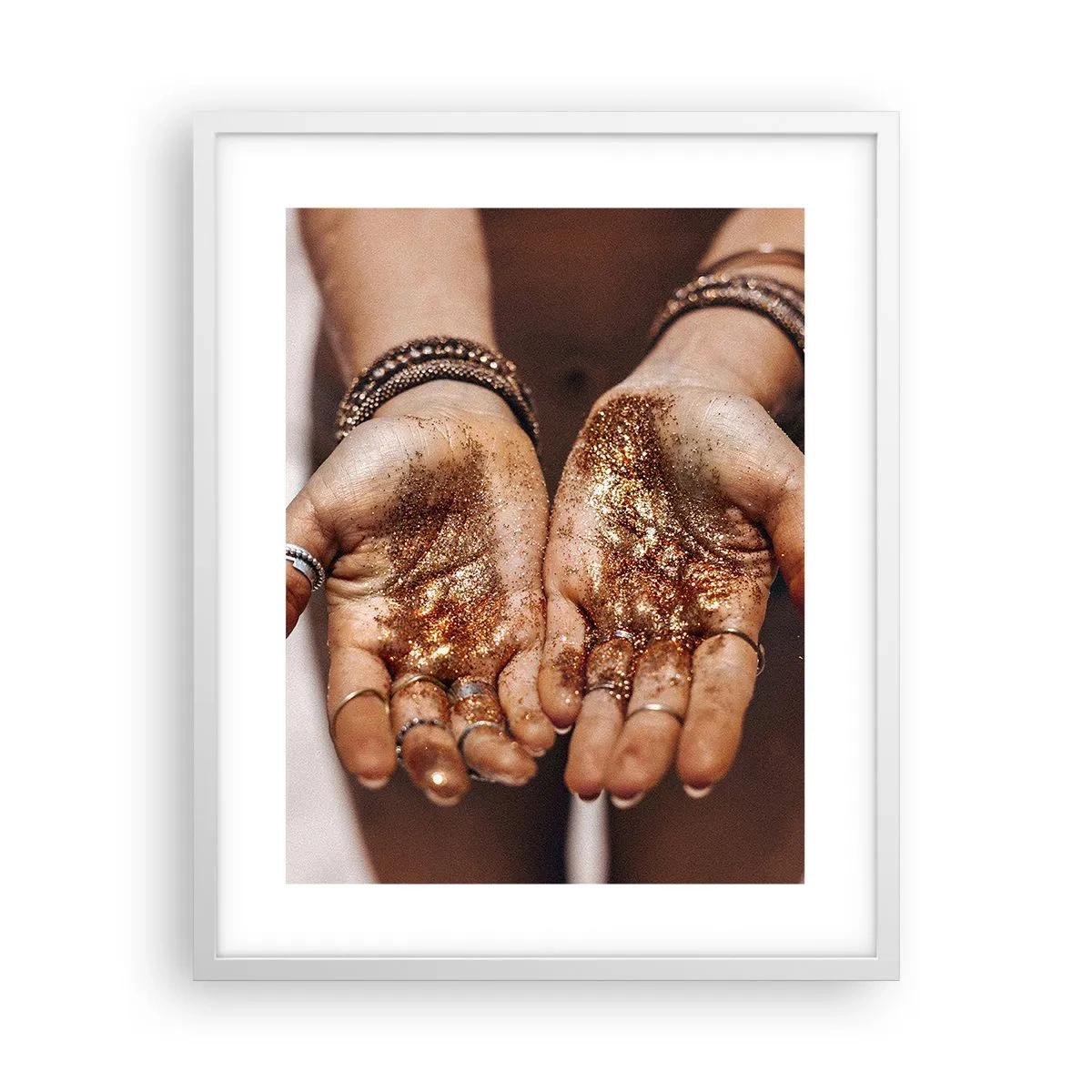 Poster in einem weißen Rahmen - Ein Geschenk für dich - 40x50 cm