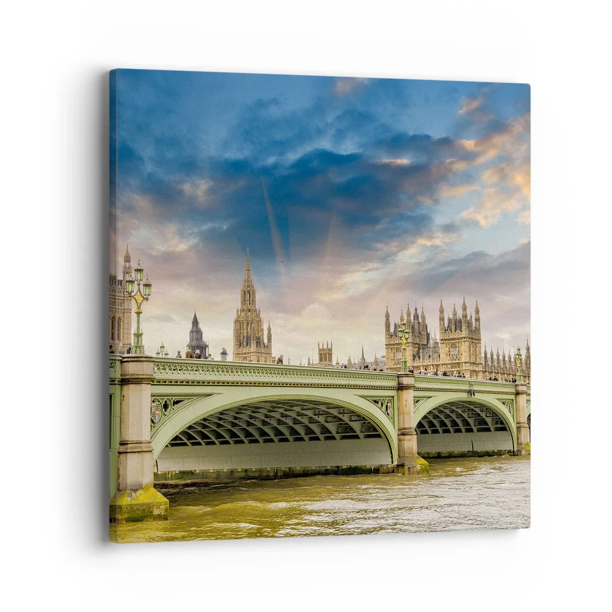 Bild auf Leinwand - Leinwandbild - Im Imperium ist die Zeit stehen geblieben - 40x40 cm