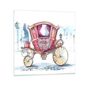 Glasbild - Bild auf glas - Zur Hochzeit oder zum Abschlussball? - 50x50 cm