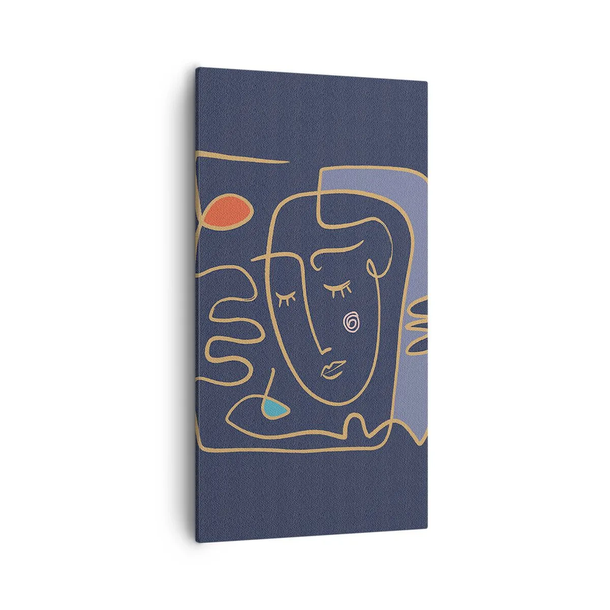 Bild auf Leinwand - Leinwandbild - In Gedanken - 55x100 cm