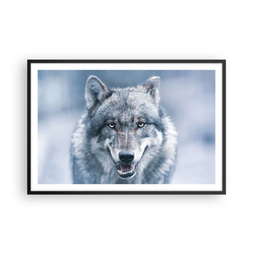 Poster in einem schwarzem Rahmen - Werden Sie die Herausforderung annehmen? - 91x61 cm