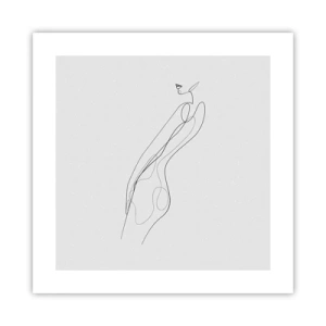 Poster - Bloß ein Versprechen - 40x40 cm