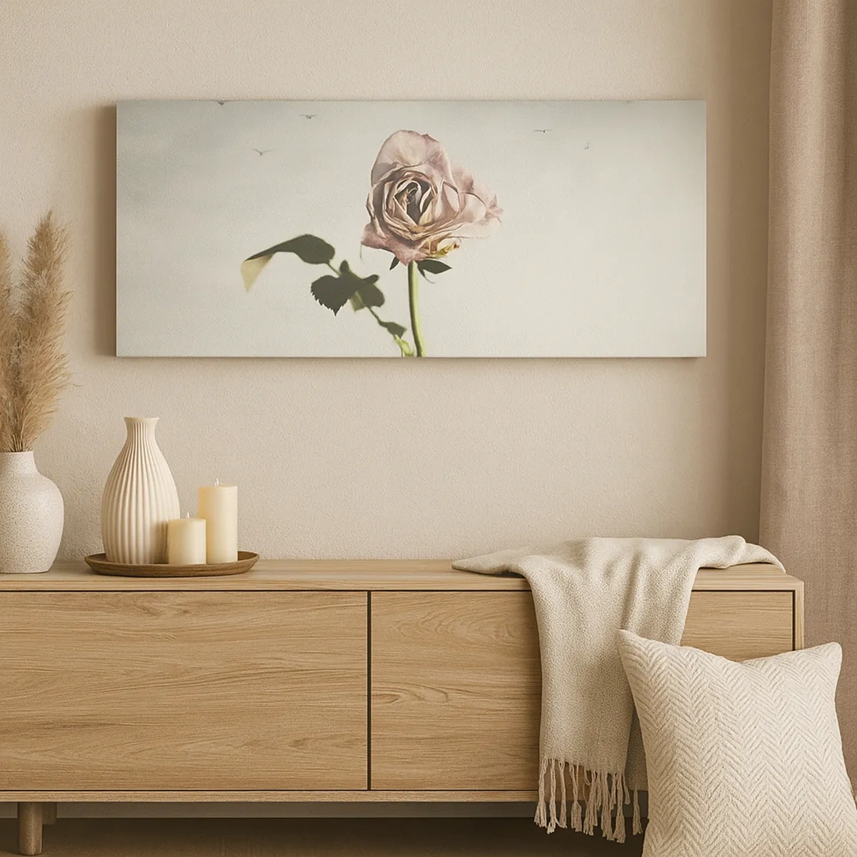 Bild auf Leinwand - Leinwandbild - Begrüßung des Frühlings - 30x30 cm