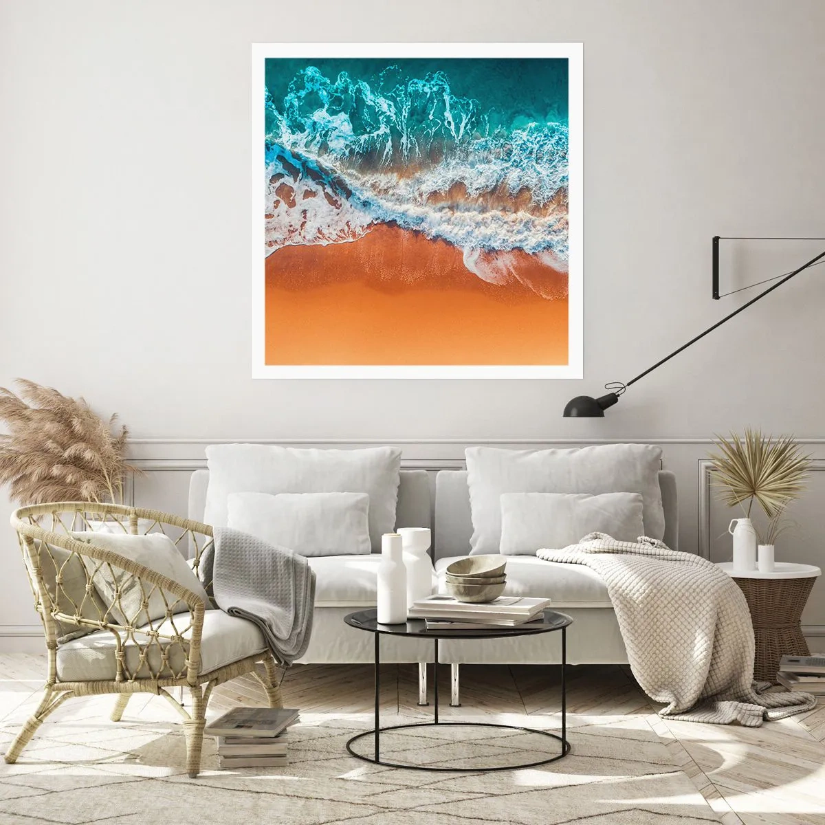 Poster - Immer Hand in Hand - 30x30 cm