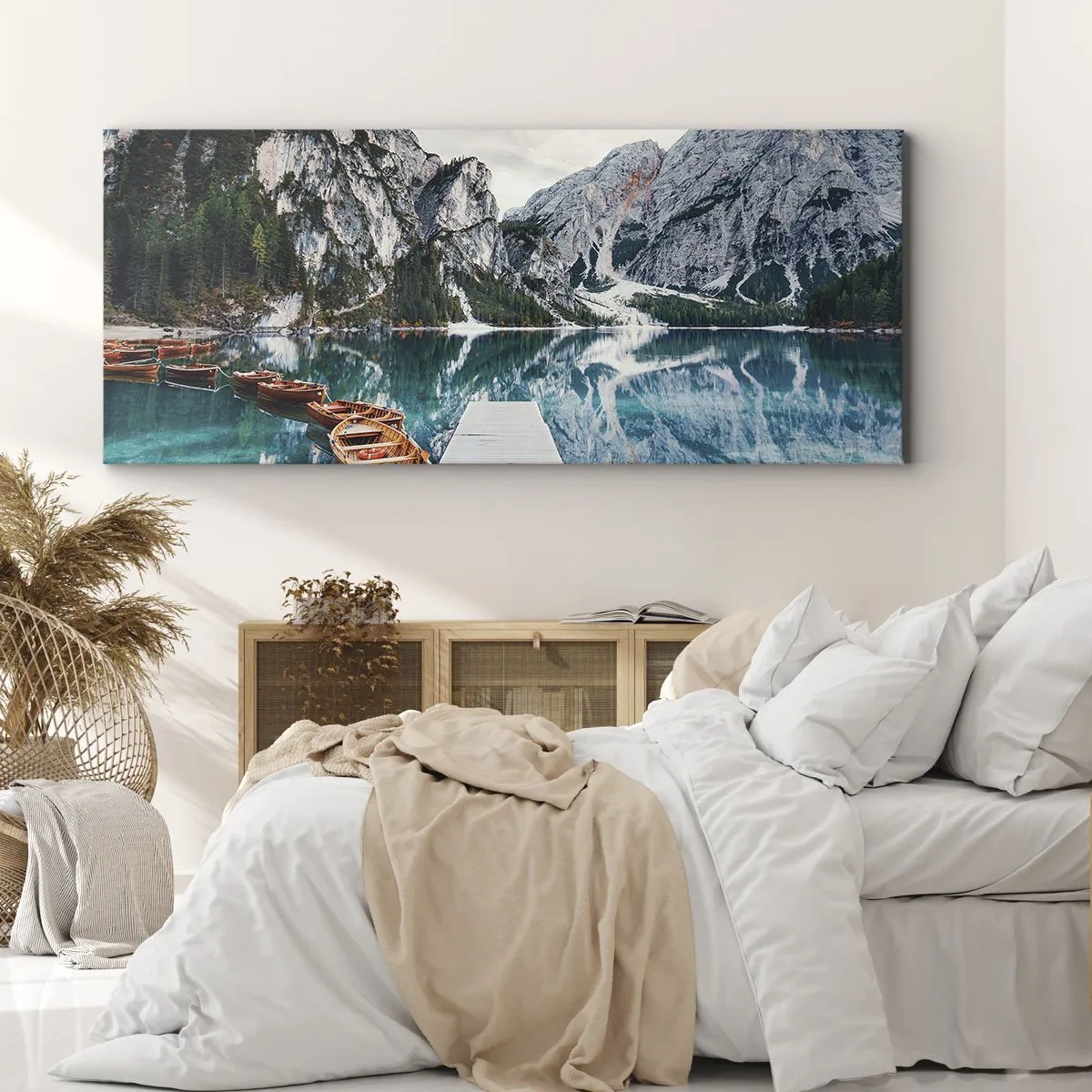 Bild auf Leinwand - Leinwandbild - Wir zeigen Ihnen Schönheit - 100x40 cm