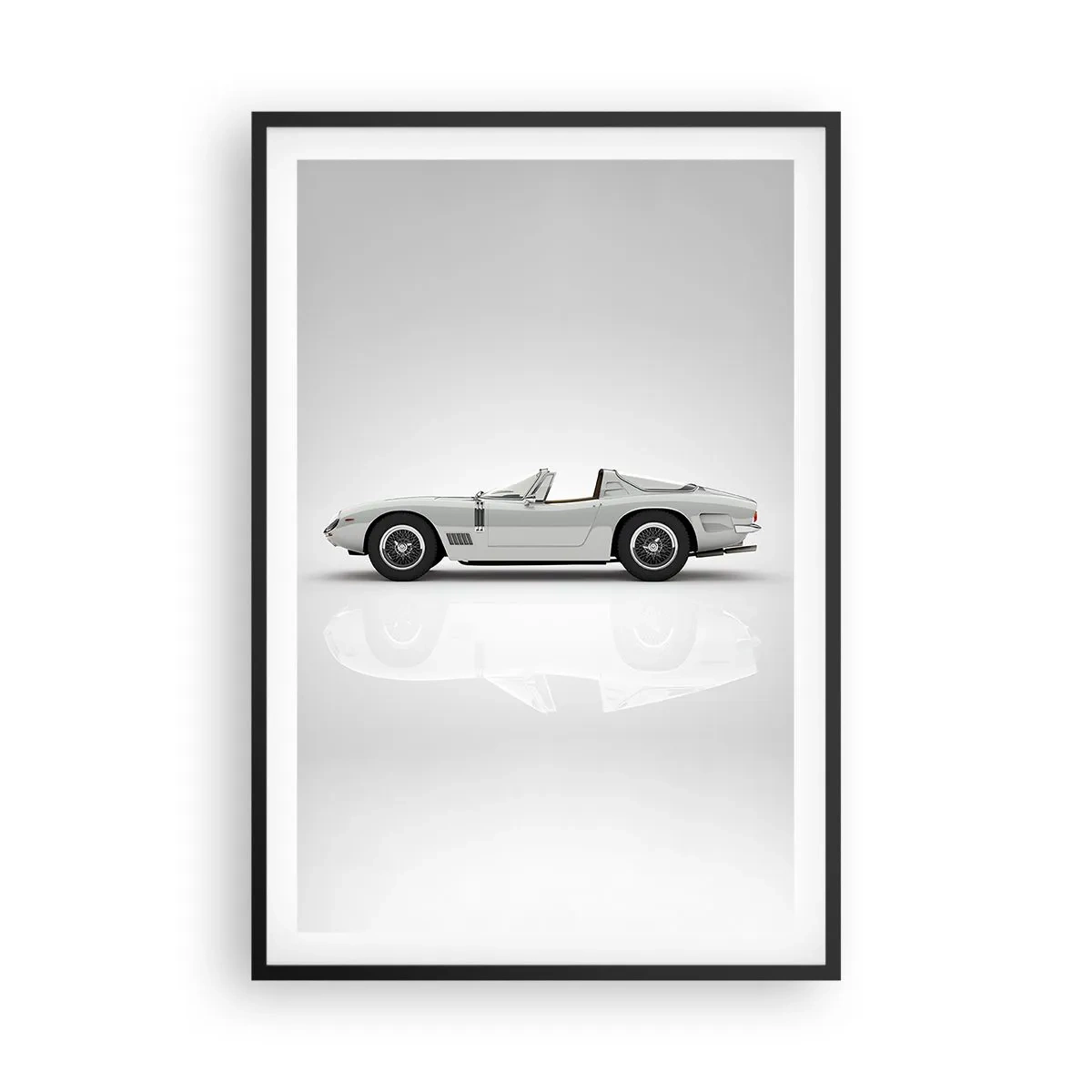 Poster in einem schwarzem Rahmen - Spaß versprochen - 61x91 cm