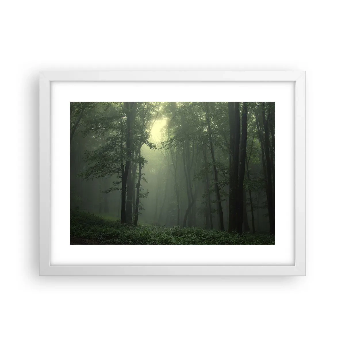 Poster in einem weißen Rahmen - Bevor er aufwacht - 40x30 cm