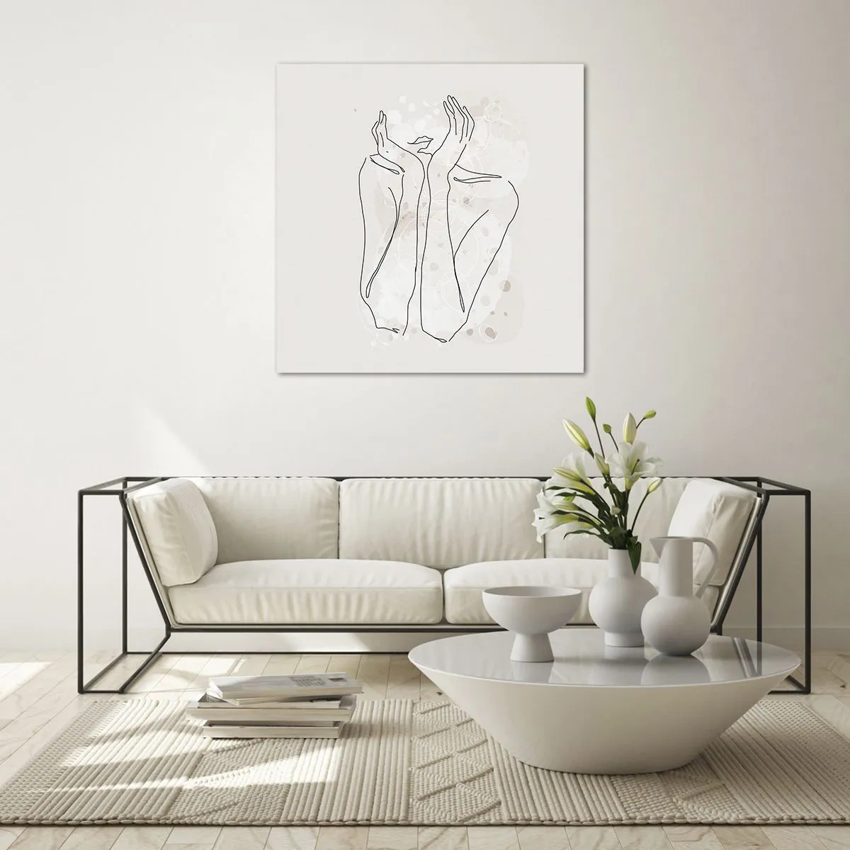 Glasbild - Bild auf glas - Ein träumerischer Moment - 50x50 cm